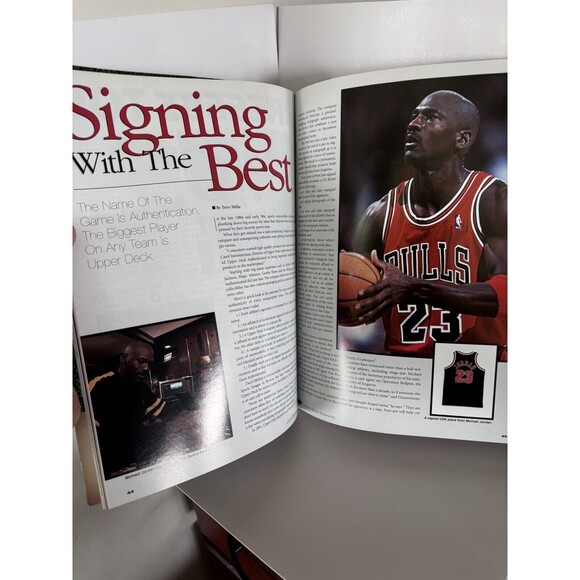 Upper Deck LeBron James Magazine 2003 Rookie Year Tuff Stuff Michael Jordan - Picture 11 of 13